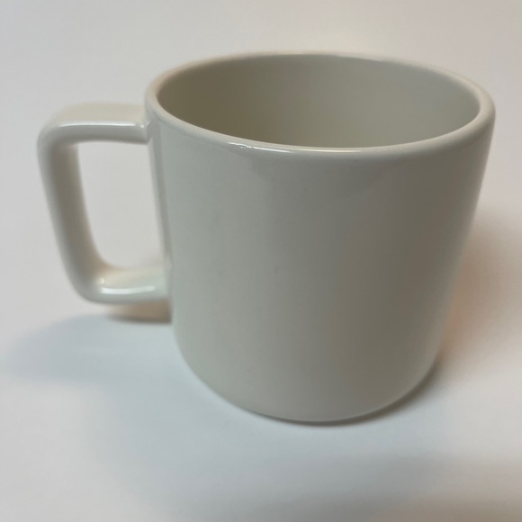 Stoneware Mug - "Kiss Me I'm Caffeinated" - 12 oz - Cream with Gold Writing - Picture 5 of 5